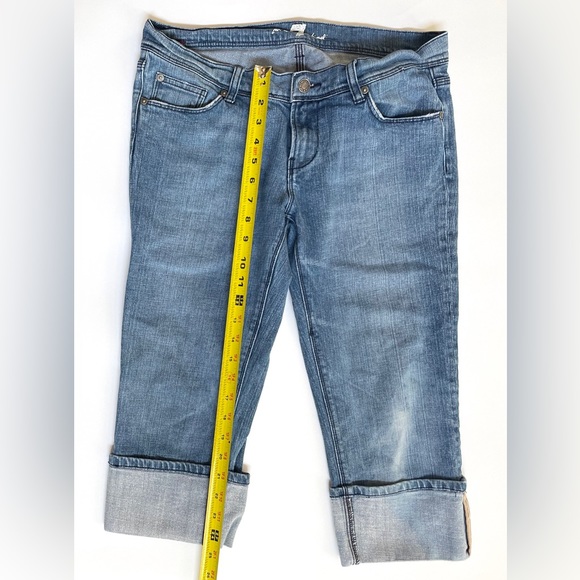 7 Seven for All Mankind Cropped Jeans -Low Rise -Size 30 - Picture 5 of 11